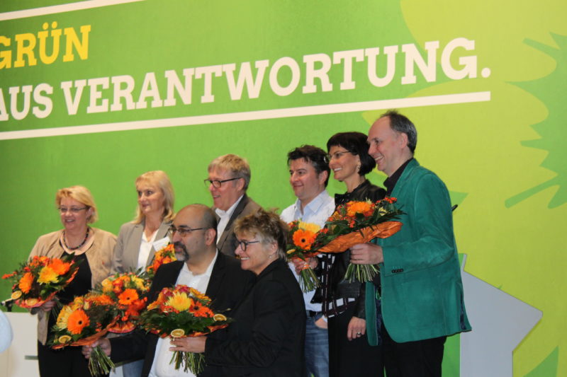 Die erste acht Plätze der hessischen Liste zur Bundestagswahl 2017: Daniela Wagner (Darmstadt), Omid Nouripour (Frankfurt), Cordula Schulz-Asche (Main-Taunus), Wolfgang Strengmann-Kuhn (Offenbach-Stadt), Bettina Hoffmann (Schwalm-Eder), Boris Mijatovic (Kassel Stadt), Eva Goldbach (Vogelsberg) und Jürgen Frömmrich (Waldeck-Frankenberg). 