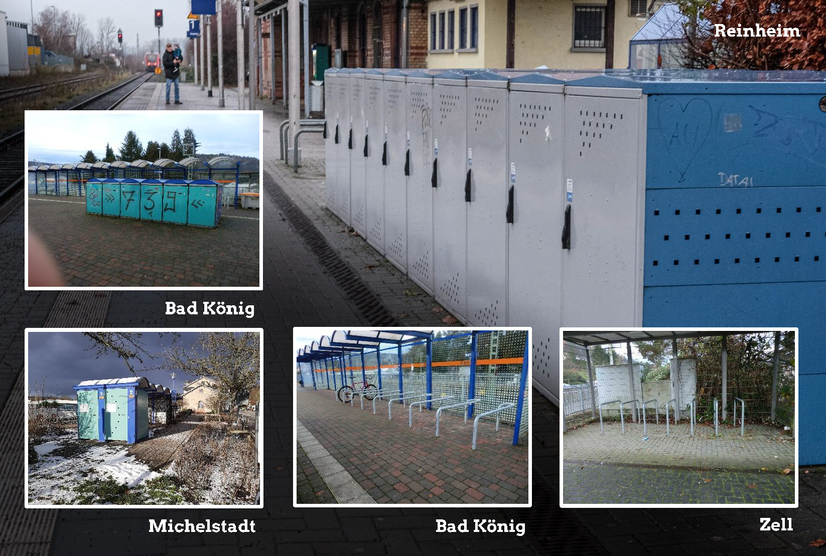 GRÜNE: Zu wenig Fahrradboxen an den Bahnhöfen der Odenwaldbahn