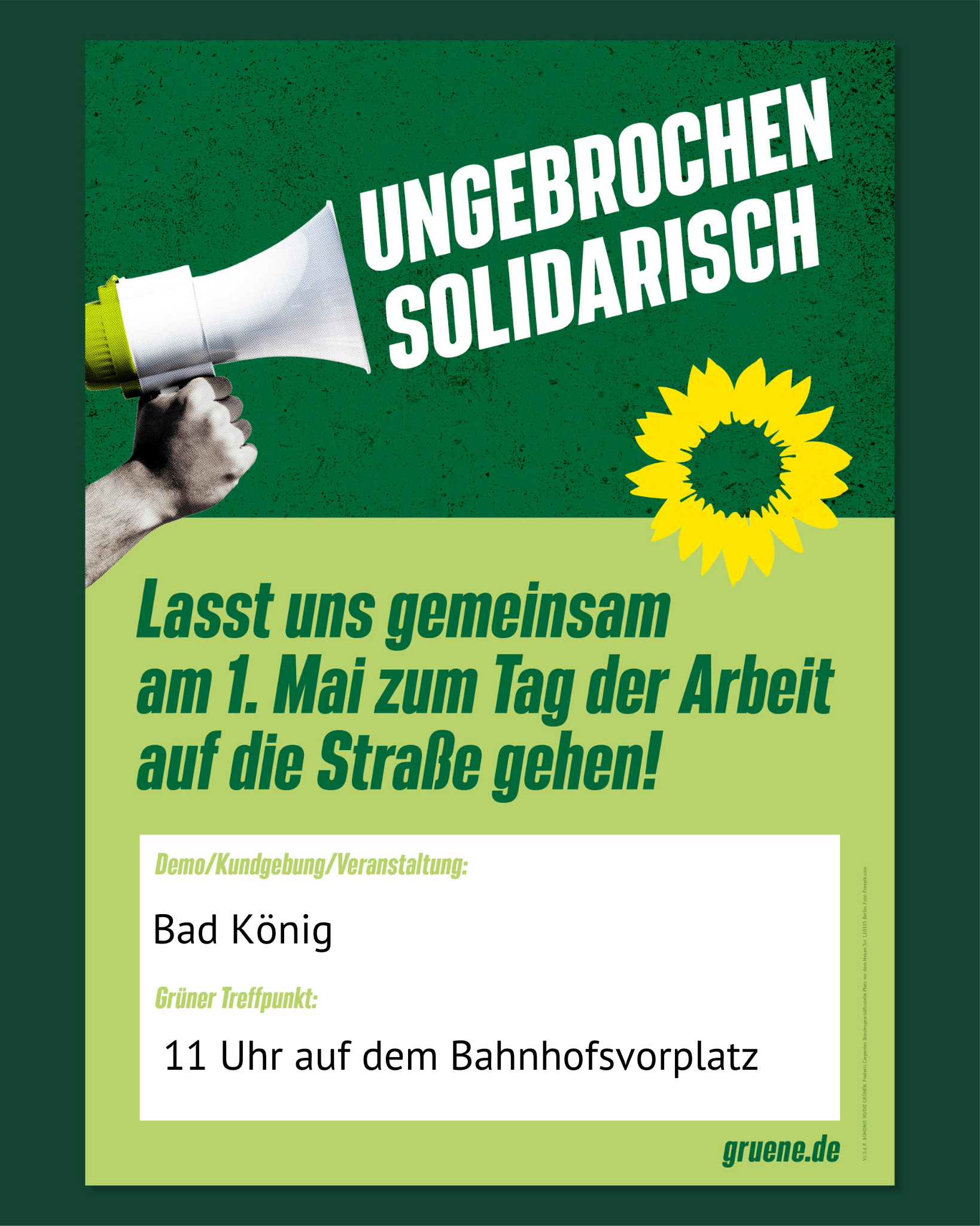 Ungebrochen solidarisch- 1. Mai