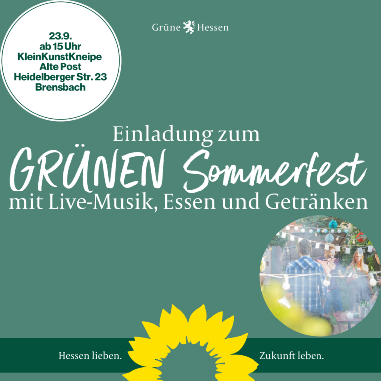 GRÜNES Sommerfest